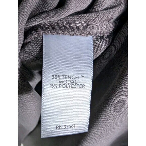 J Jill Pure Jill Raisin V Neck Top Large Tencel Blend - Picture 6 of 7